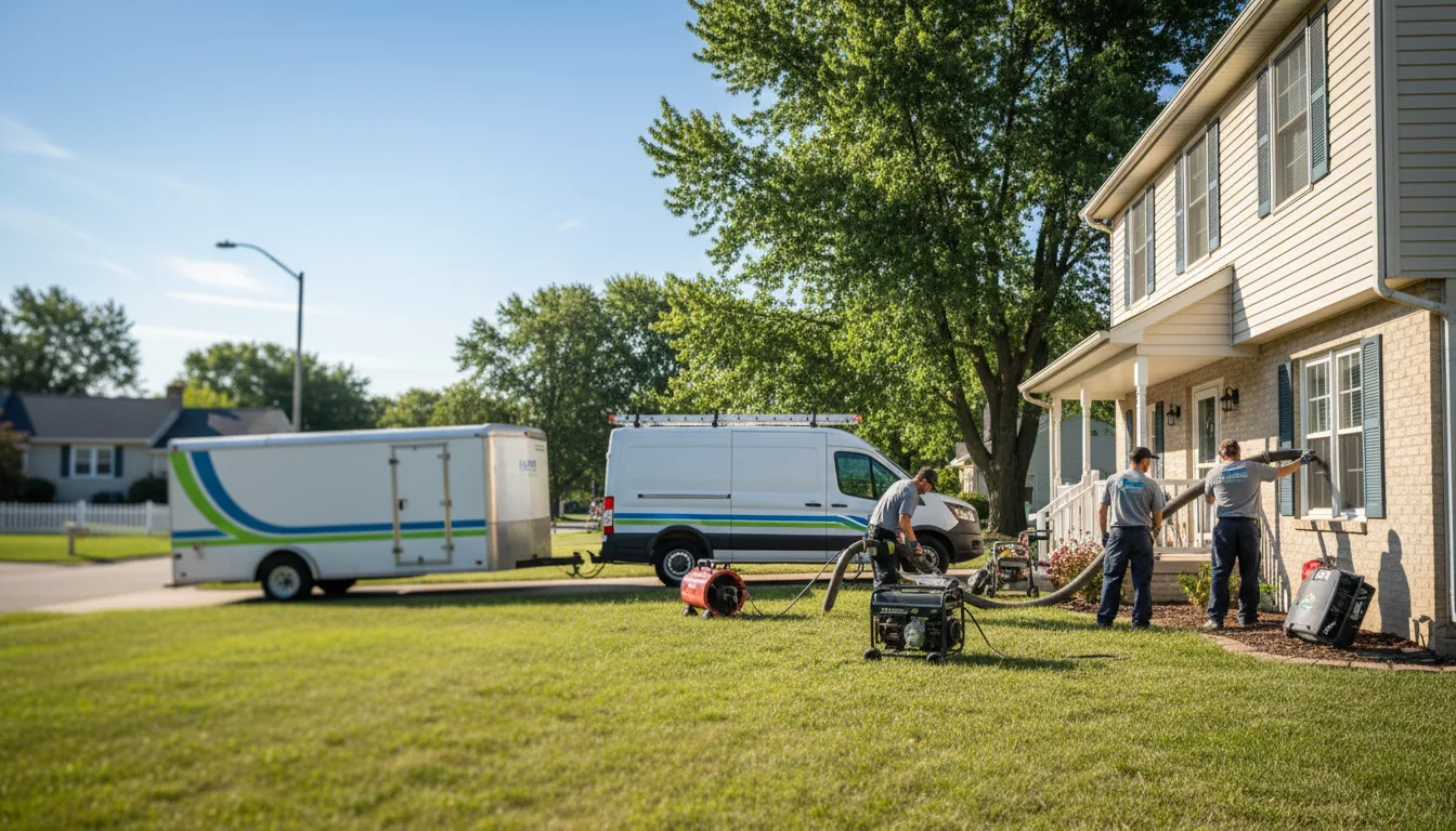 Flooded Basement Restoration And Cleanup With Repair in Maywood, NE near me